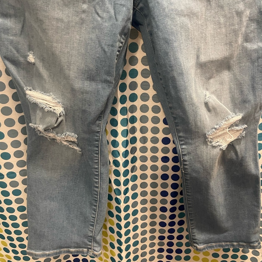 Torrid Distressed women’s jean jeggings size 18